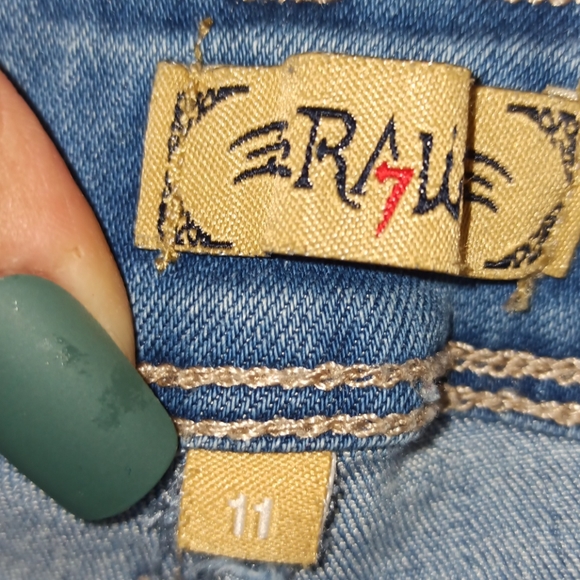 RA7WE JEAN BLUE LIGHT PANTS SIZE 11 - Picture 7 of 9